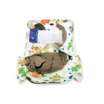 Cloth Bamboo Nappy One-size /Velcro/ - Animals in the wood 1-BRZ-Z-007