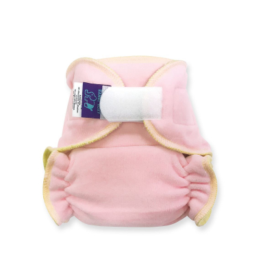 Cloth Bamboo Nappy One-size (velcro) - Pink BRZ47