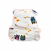 Cloth Bamboo Nappy One-size (snap) - Birds on white BRP25