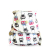 Cloth Bamboo Nappy One-Size (Snap) - Owls on white BRP30