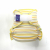 Cloth diaper 1-size  - Stripes on yellow BRP41