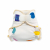 Cloth Bamboo Nappy One-size (velcro) - Colored balls BRZ39