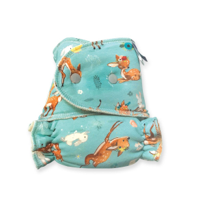 Cloth Bamboo Nappy One-size (Snap) - Hornets in the meadow 1-NOH-P-080