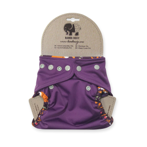 One-Size Nappy Cover /Snap/ - Purple 1-PUL-P-007