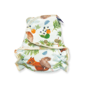 Cloth Bamboo Nappy One-Size (Snap) - Squirrels in the Wood 1-NOH-P-108