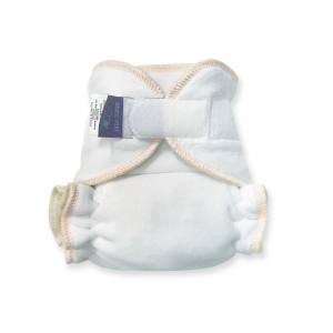 Cloth Bamboo Nappy One-size /Snap/ - White 1-NOH-Z-079
